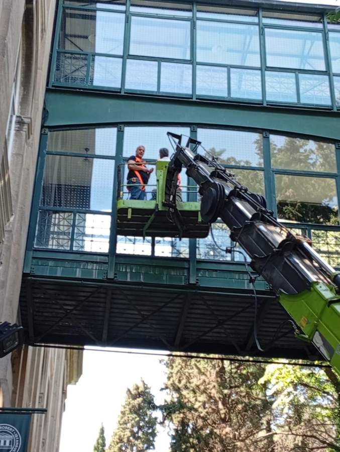 Şişli Plaza Güneş Kontrol Uygulaması galeri görseli